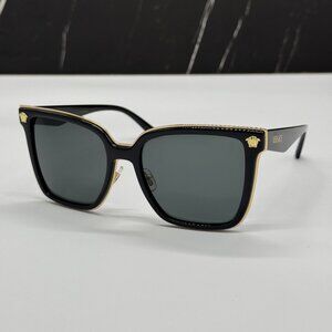 NEW VERSACE VE2278D GB1/87 BLACK WOMEN SUNGLASSES MOD 2278D GB1/87